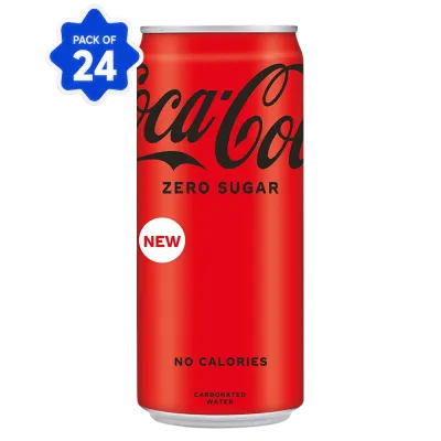coke zero - 300 ml can (pack of 24)