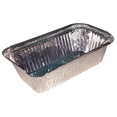 silver aluminium container