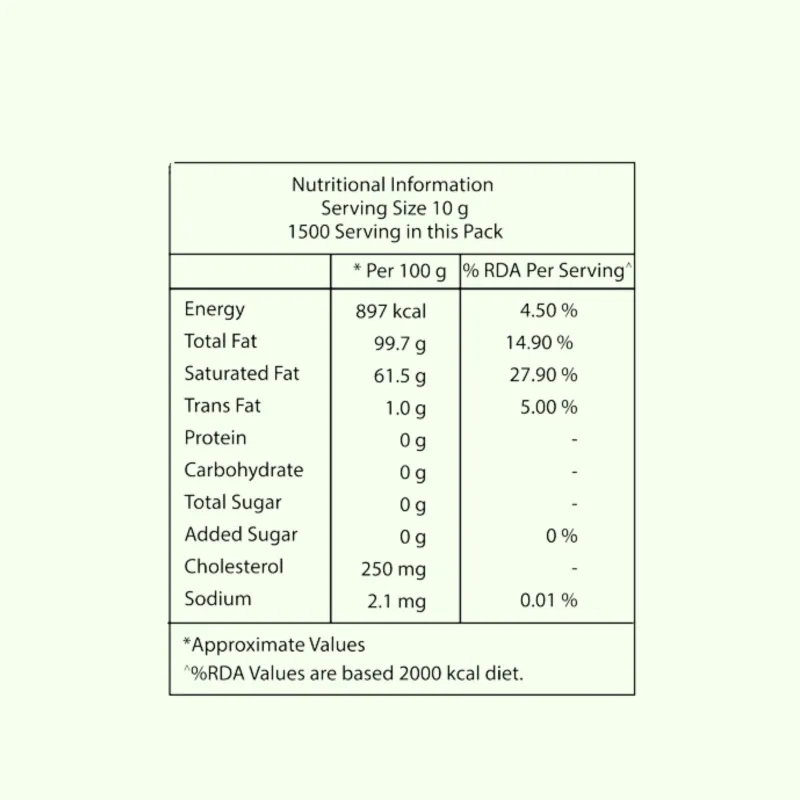 MADHUSUDAN - DESI GHEE, 15KG TIN