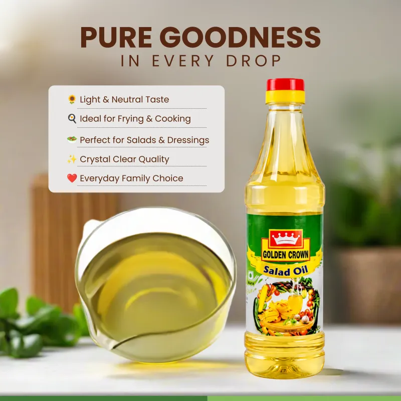 GOLDEN CROWN-REFIND SUNFLOWER OIL,500ML