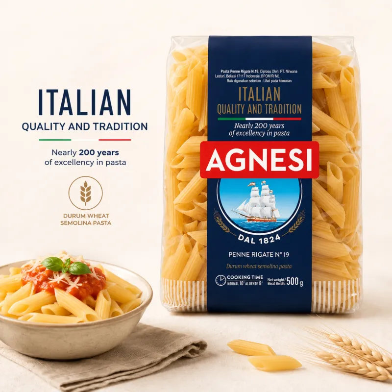 AGNESI - PENNE PASTA, 500GM