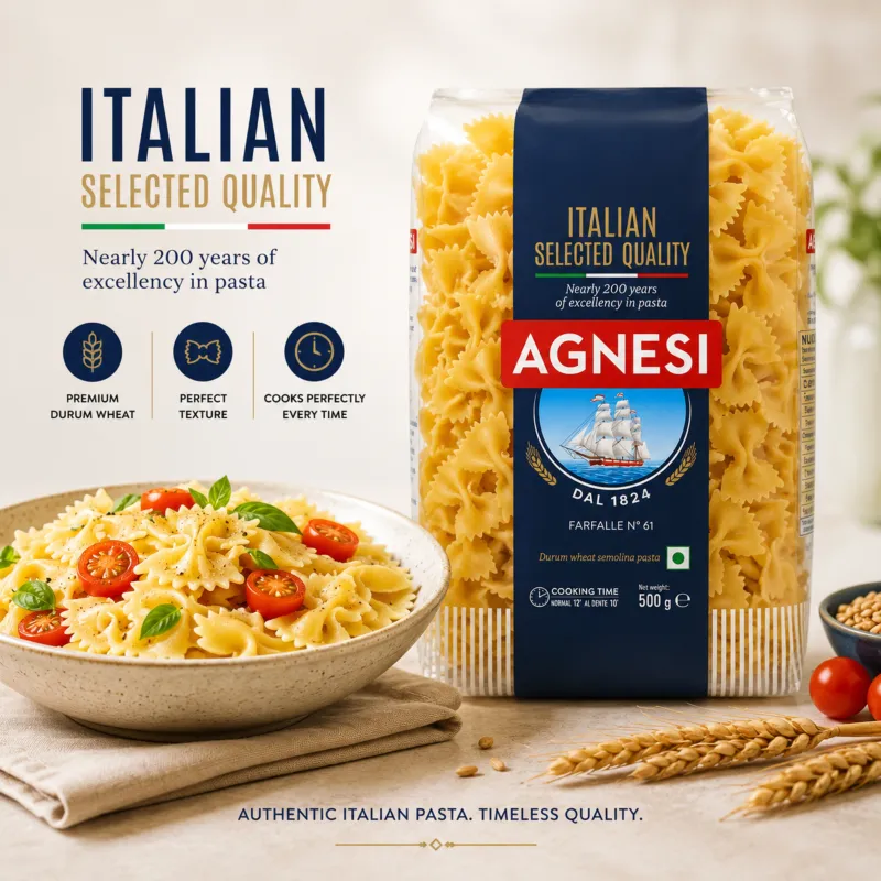 AGNESI - FARFALLE PASTA, 500GM