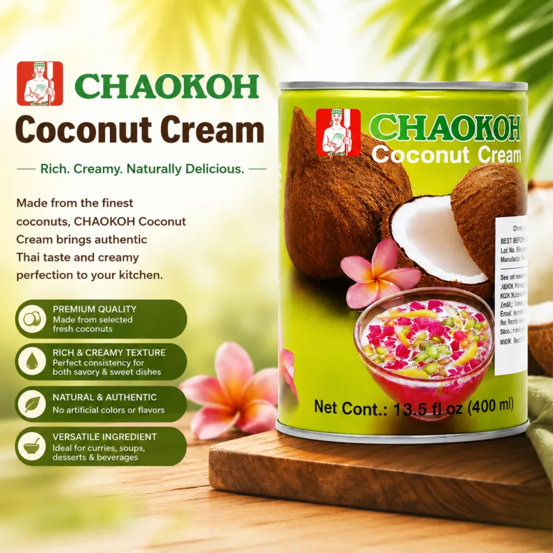 CHAOKOH - COCONUT CREAM 400ML