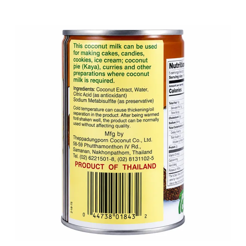 CHAOKOH - COCONUT MILK, 400ML