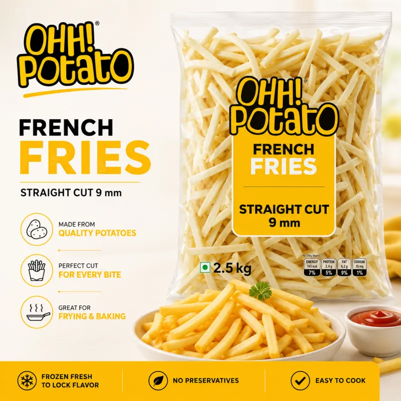 MCPATEL - FRENCH FRIES 9MM, 2.5KG