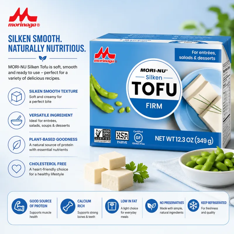 MORINAGA FIRM SILKEN TOFU, 349GM