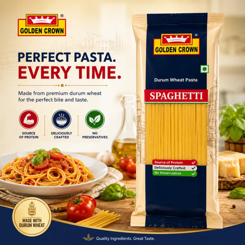 Golden Crown - Spaghetti Pasta, 500GM