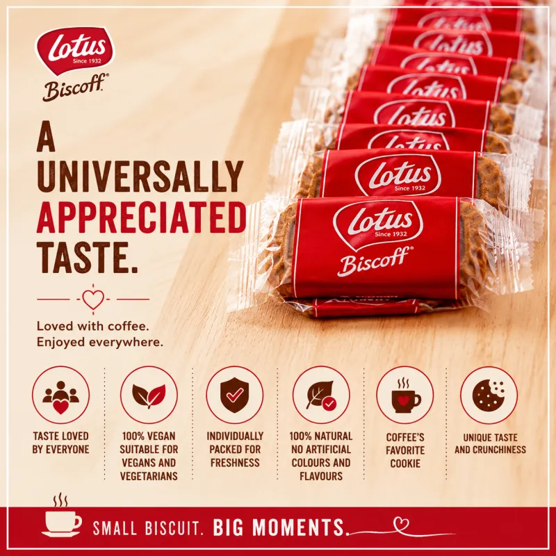 LOTUS - BISCOFF BISCUIT, 250GM