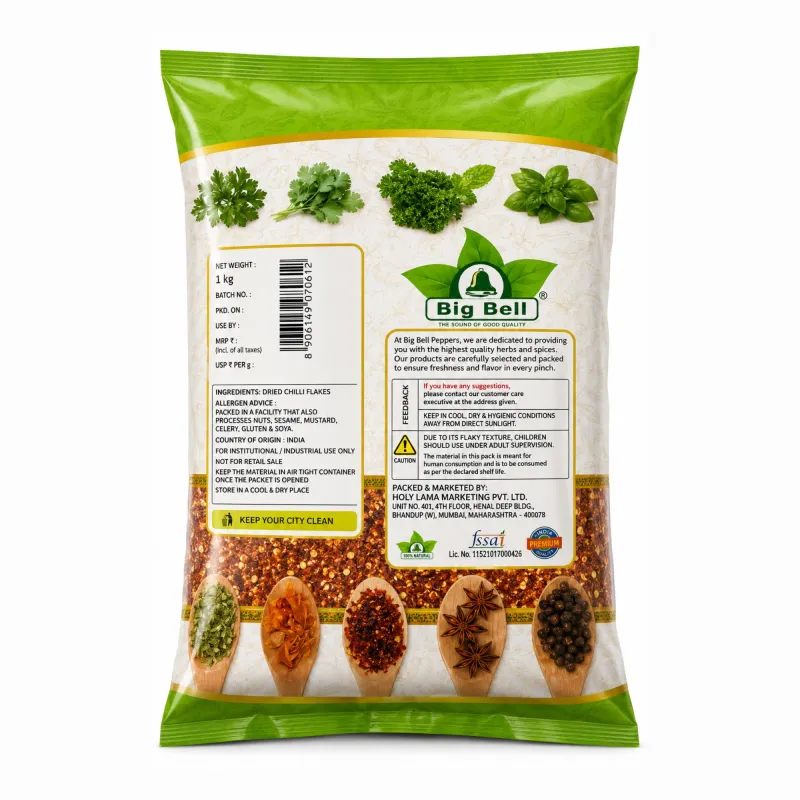 Big Bell - Chilly Flakes, 1Kg