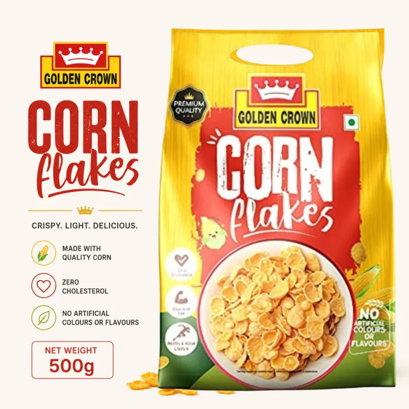 GOLDEN CROWN - CORN FLAKES, 500GM