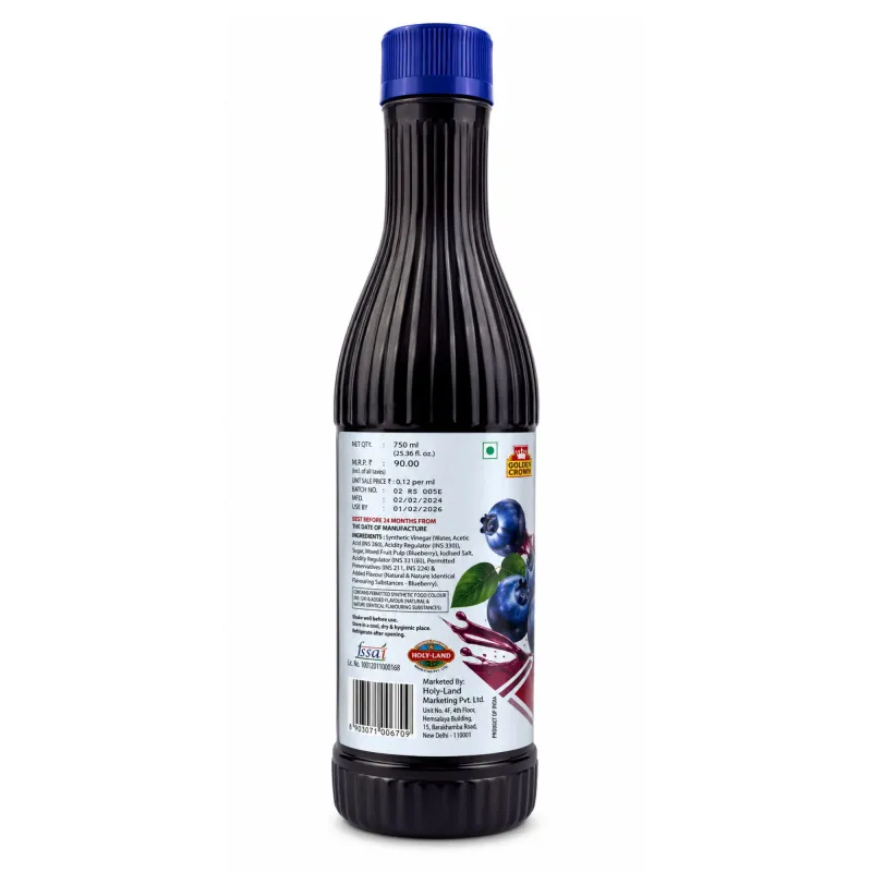 GOLDEN CROWN - BLUEBERRY CRUSH ,1LTR