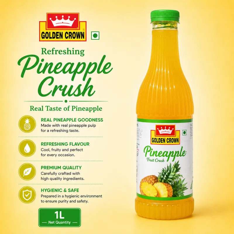 GOLDEN CROWN PINEAPPLE CRUSH 1LTR