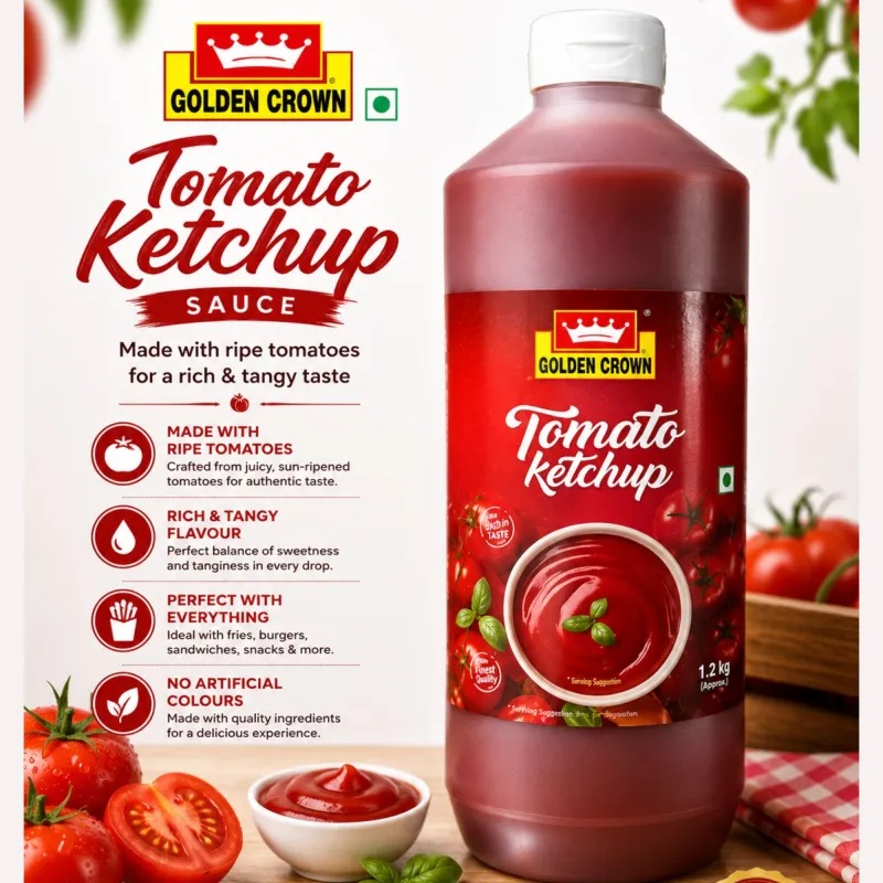 GOLDEN CROWN-TOMATO KETCHUP SAUCE, 1.2KG