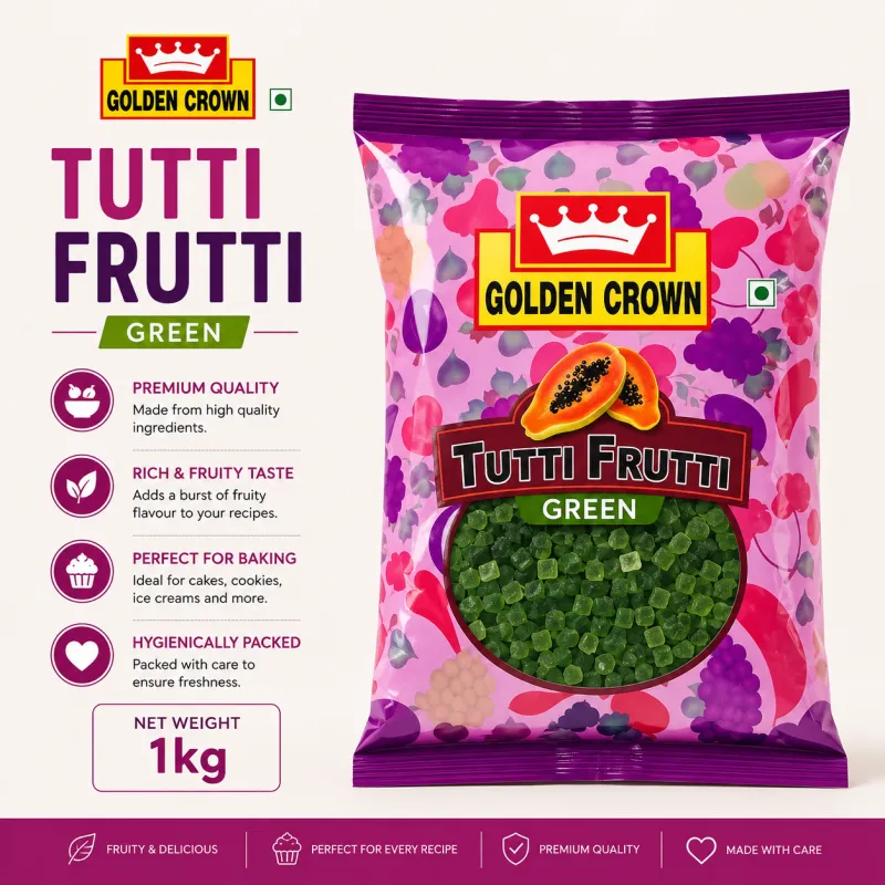 GOLDEN CROWN-TOOTY FROOTY (GREEN) , 1KG
