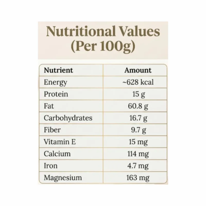 HAZELNUTS WHOLE, 500GM