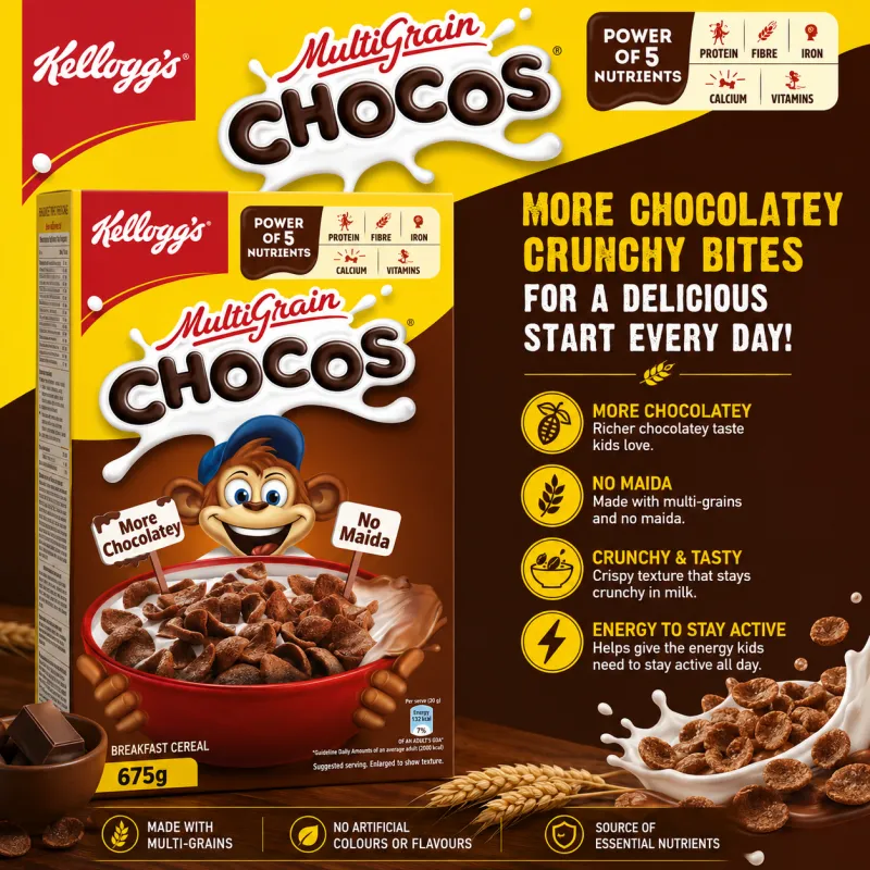 KELLOGG'S - CHOCOS, 675GM