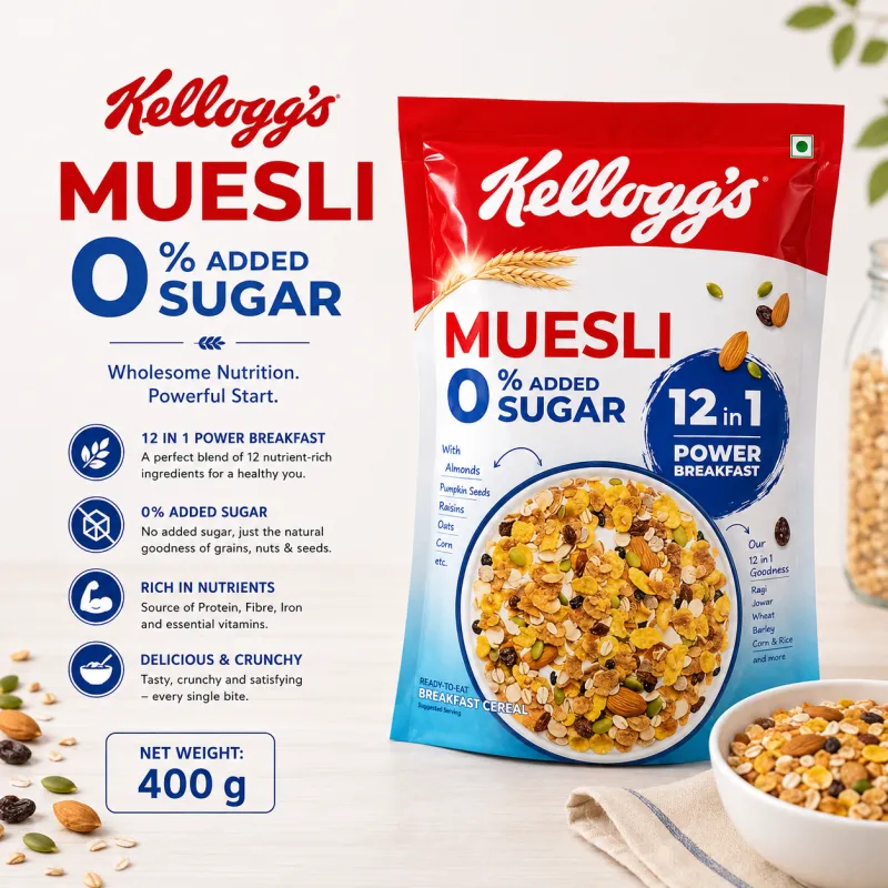 KELLOGG'S - MUESLI, 400GM