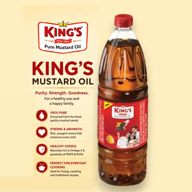 KINGS - MUSTARD OIL, 1LTR