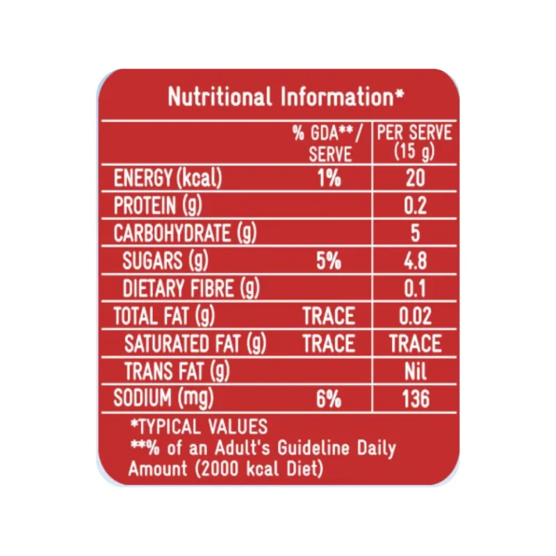 KISSAN - TOMATO KETCHUP SAUCE, 2KG