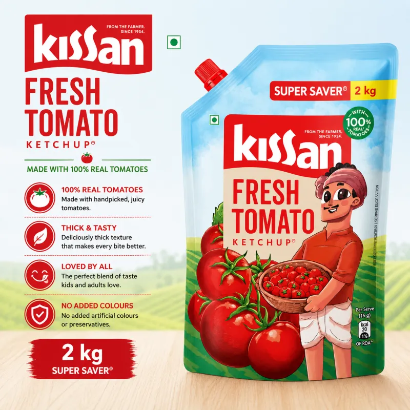 KISSAN - TOMATO KETCHUP SAUCE, 2KG