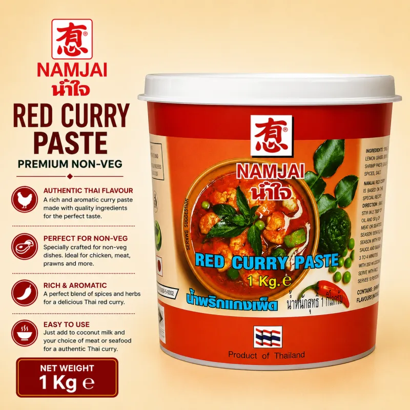 NAMJAI - RED CURRY PASTE (NON VEG), 1KG